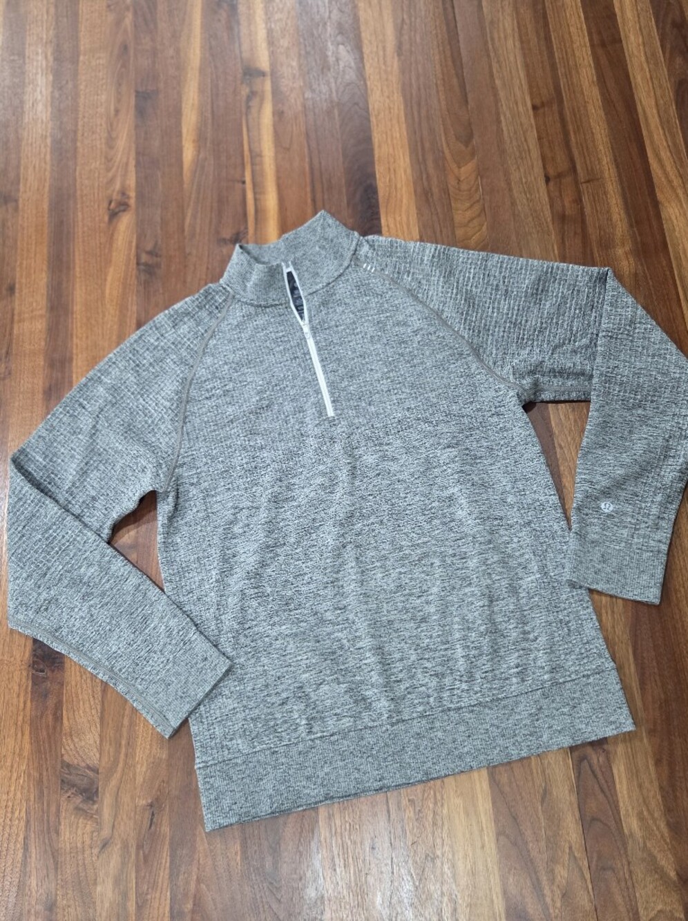 Lululemon Men's Engineered Warmth Quarter Zip Wool Blend LM3DPFS Size Small